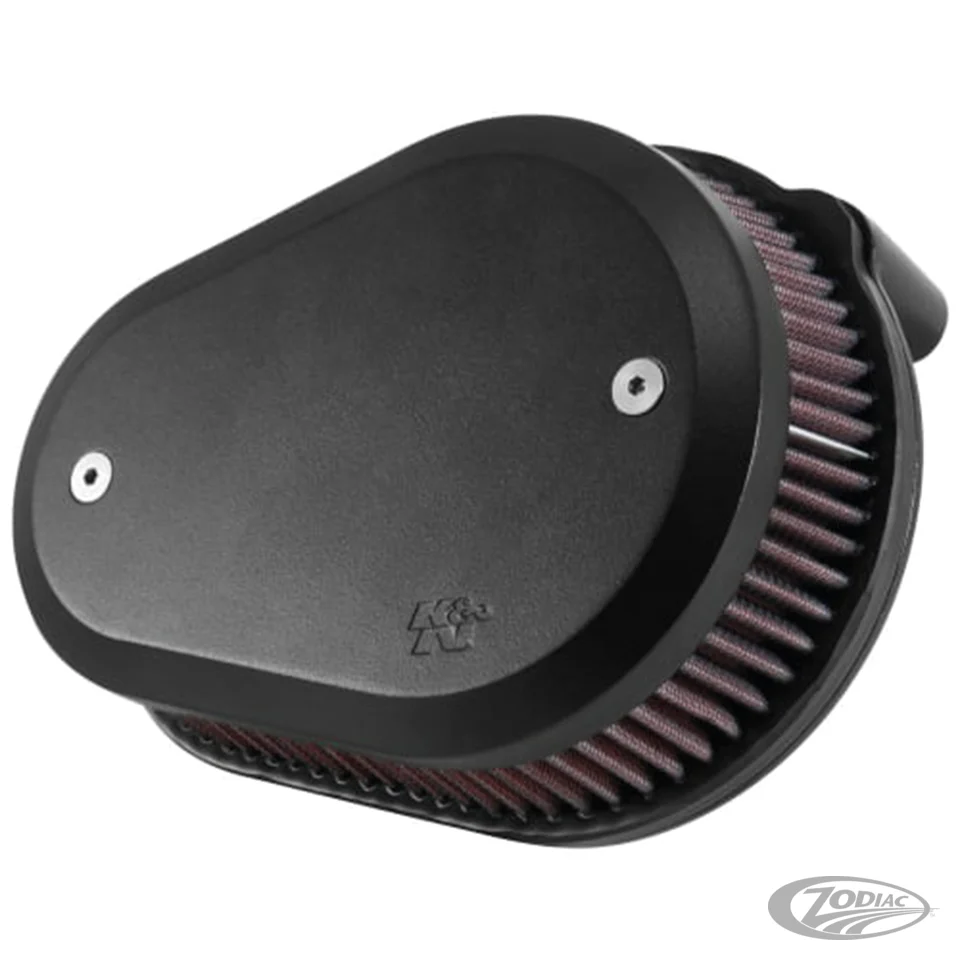 K&N RK series air cleaner kit, ebbenhout Harley-Davidson Twin Cam met CE Goedkeuring