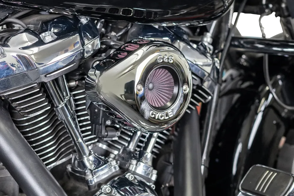 Universal pasvorm Filtro Aire Para Harley-Davidson M8 S&S Air Stinger Air Cleaner Kit Chroom