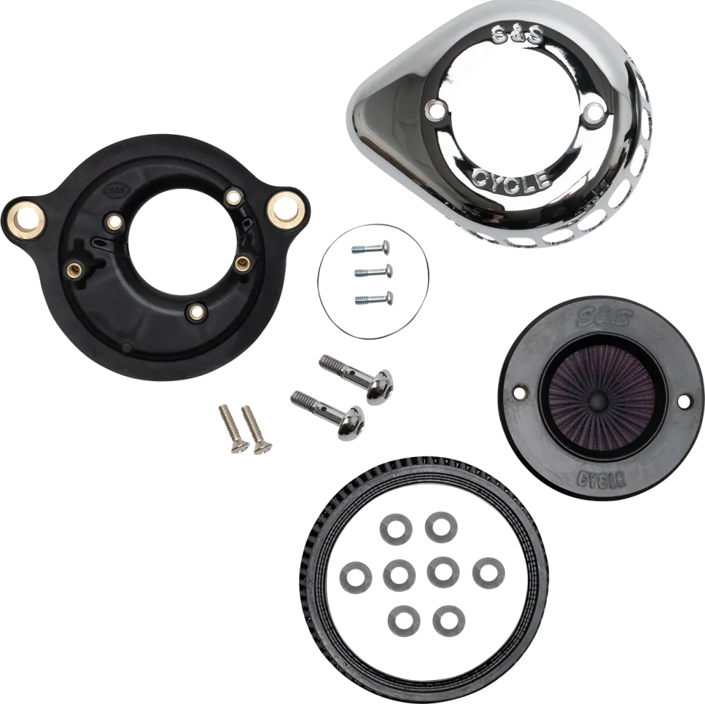 Universal pasvorm Filtro Aire Para Harley-Davidson M8 S&S Air Stinger Air Cleaner Kit Chroom