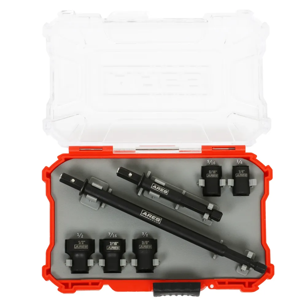 ARES 27086 – 7-Piece Master SAE Modulair Cleanable Nut Driver Set