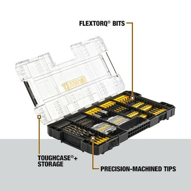 DeWalt FlexTorq 100-Piece Set Impact Driver Bit Set