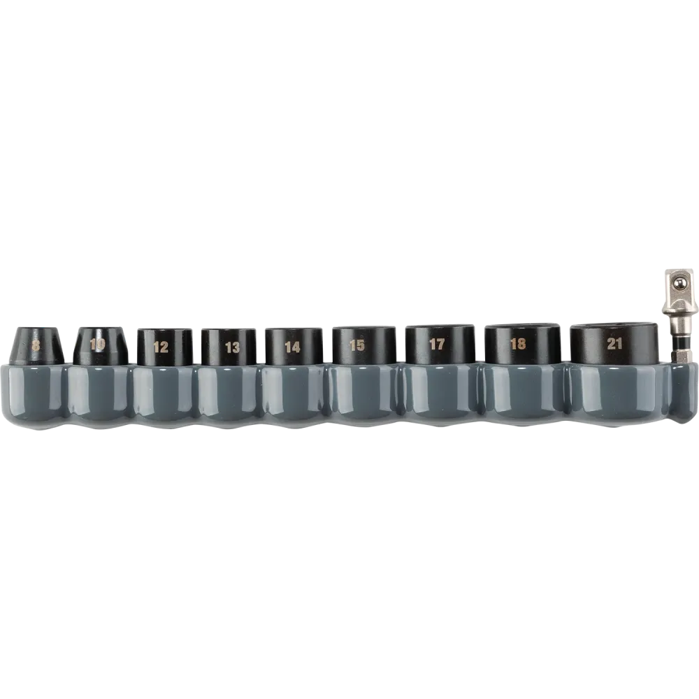 MAKITA IMPACT XPS® 10 PC. 3/8" Drive 6‑Point Metric Impact Socket Set w/ Klassiek Socket Adapter