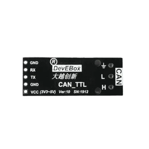 Hoeksensor YourCee CAN to TTL level serial communication module, CAN driver module