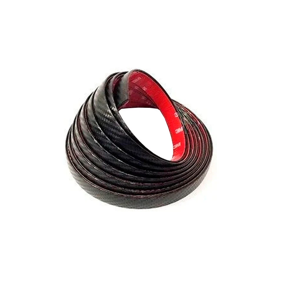 Black Carbonvezel Fiber Wheel Well Fender Trim Molding Kit - 3/4" Wide Universal Fitment