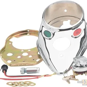 Cateye Dash & Mounting Kit Metaalglans Harley-Davidson