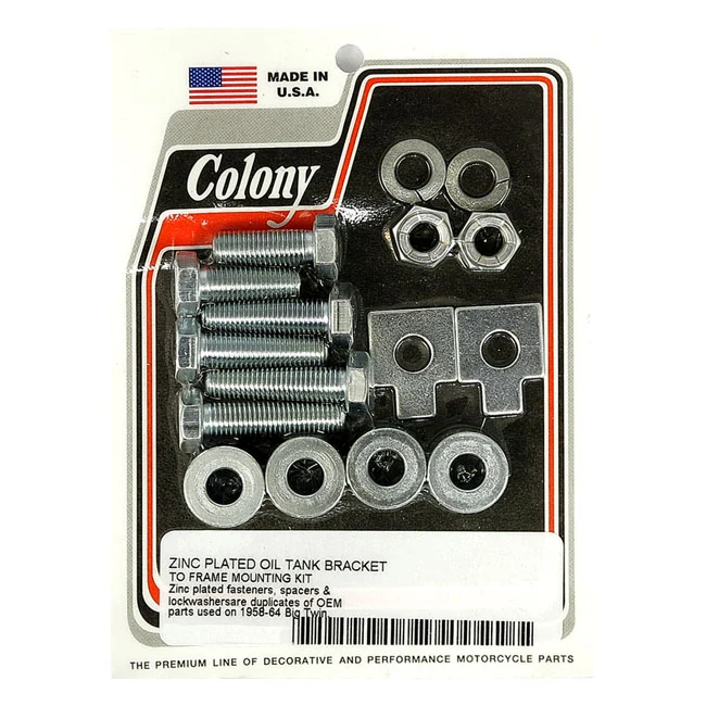 Colony Oil Tank Bracket-Frame Mount Kit Harley-Davidson