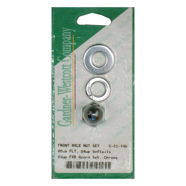 Front Axle Acorn Nut Kit, Front Wheel Harley-Davidson