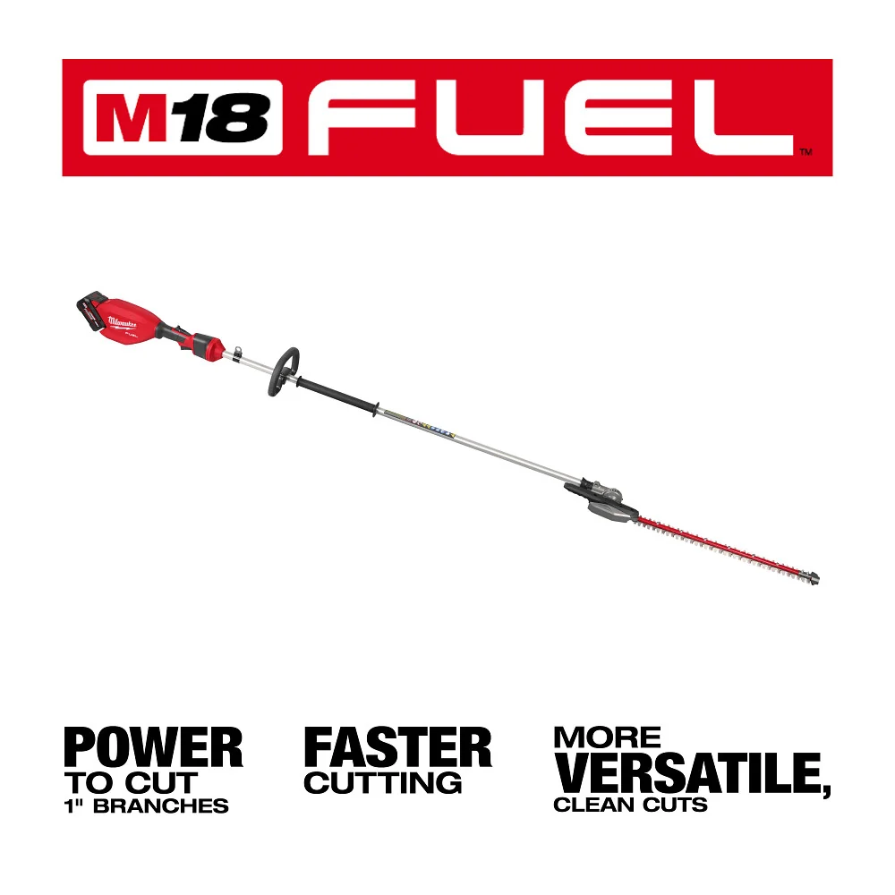 MILWAUKEE M18 FUEL™ Verhoogd Pole Articulating Hedge Trimmer Kit