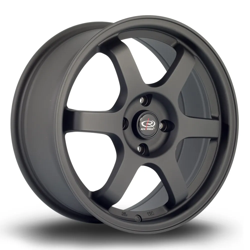 Rota Grid 17x7.5" 4x108 ET45, Satijnstof Black