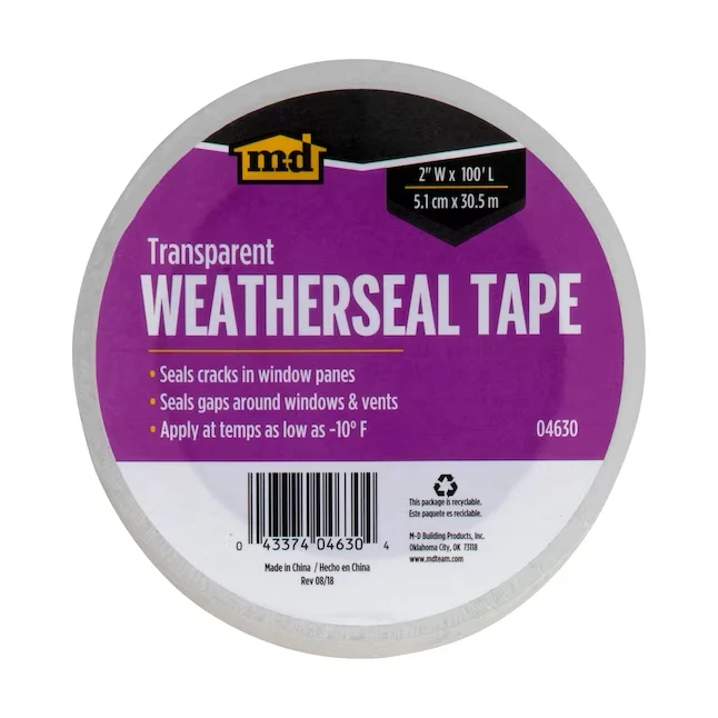 M-D 100-ft x 2- x 1/8- Helder Polyethylene Window Tape Weatherstrip
