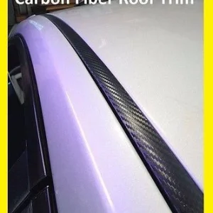 2013-2017 Ford Escape Black Koolstof Fiber Roof Top Trim Molding Kit