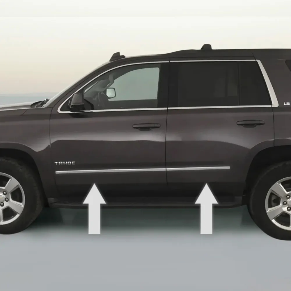 2015-2020 Chevy Tahoe / Suburban Metaalglans Side Door Trim Molding