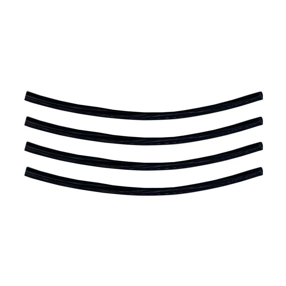 Black Door Edge Guard - 4 Pack 8" Trim - No Door Dings
