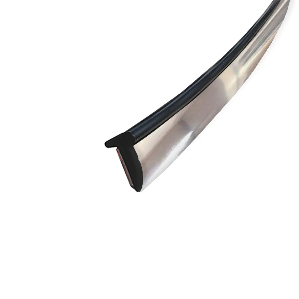 WHEEL WELL Moldings UNIVERSAL 5/8" WIDE Chroom Trim w/ Black Lip 20 Ft Roll