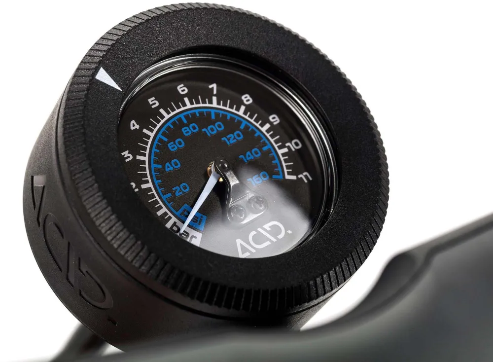 ACID Floor Pump Race Black