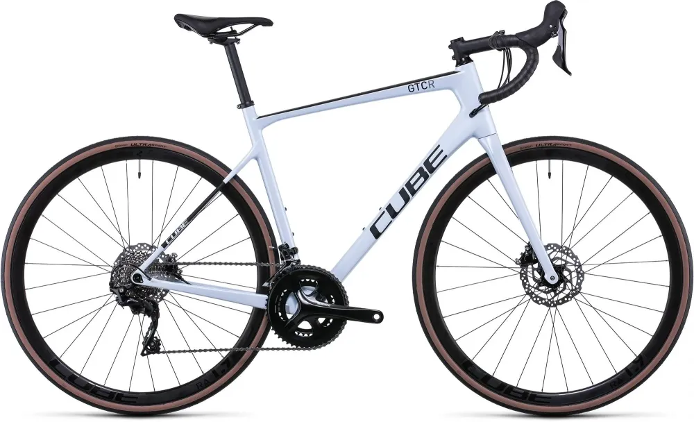 CUBE Attain Gtc Race Frostwhite/Carbon 2022 50