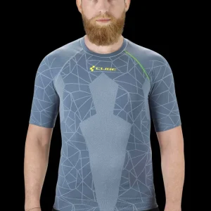CUBE Baselayer Race Be Cool S/S Grey/Green