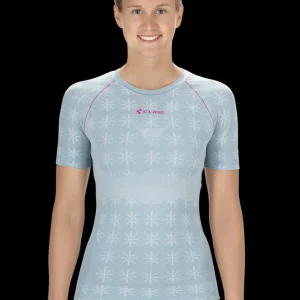 CUBE Baselayer WS Race Be Cool S/S Grey/Pink