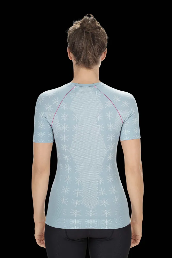 CUBE Baselayer WS Race Be Cool S/S Grey/Pink