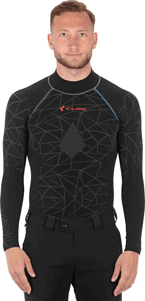 CUBE Baselayer Race Be Warm L/S Black S