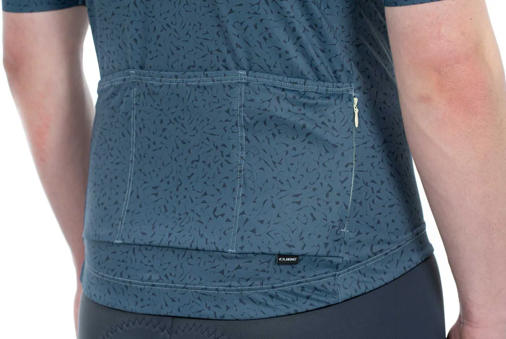 CUBE Blackline Jersey Race S/S Yellow/Grey Xs