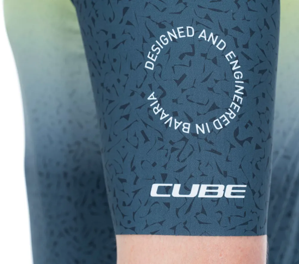 CUBE Blackline Jersey Race S/S Yellow/Grey Xs