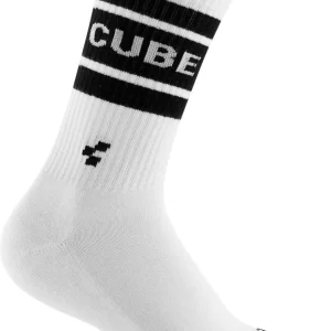 CUBE Socks After Race High Cut White/Black 36