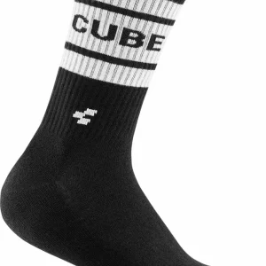 CUBE Socks After Race High Cut Black/White 36