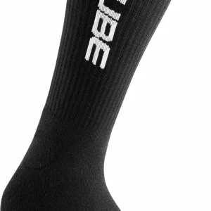 CUBE Socks After Race High Cut Logo Black/White 36