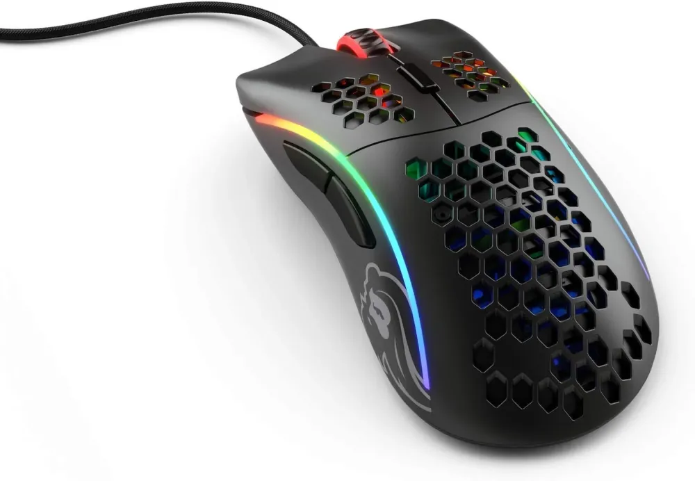 Glorious PC Gaming Race Model D Gaming Mouse - Matte Black, Ergonomic Lightweight Design PC Gaming
