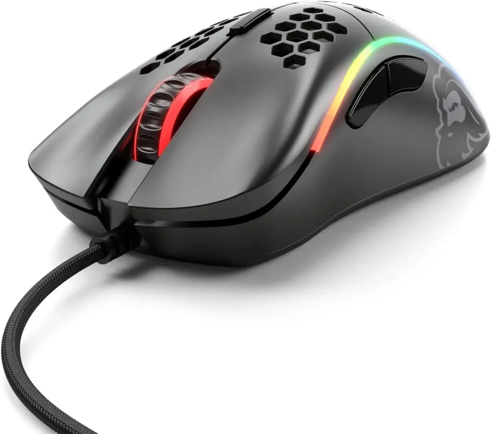 Glorious PC Gaming Race Model D Gaming Mouse - Matte Black, Ergonomic Lightweight Design PC Gaming