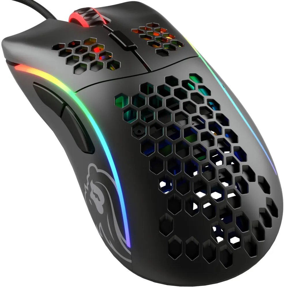 Glorious PC Gaming Race Model D Gaming Mouse - Matte Black, Ergonomic Lightweight Design PC Gaming