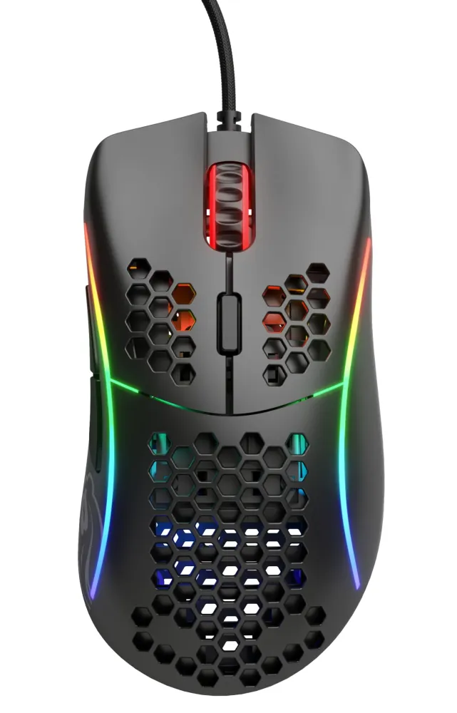 Glorious PC Gaming Race Model D Gaming Mouse - Matte Black, Ergonomic Lightweight Design PC Gaming