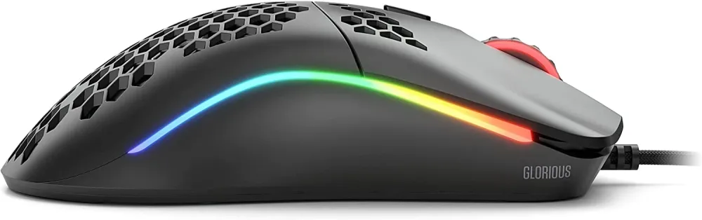 Glorious PC Gaming Race Model O GO-BLACK Ambidextrous RGB Gaming Mouse - Matte Black