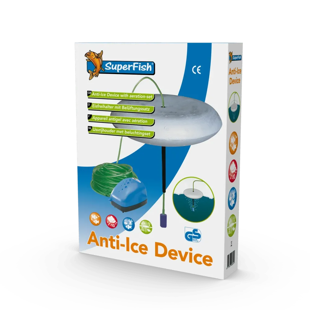 Anti-Ice Device Antivries - Bell kit + luchtpomp voor 1m3 vijver - Superfish