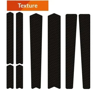 Voorruit Kit adhesivos protectores cuadro ALGIS texture Gravel/Carretera negro