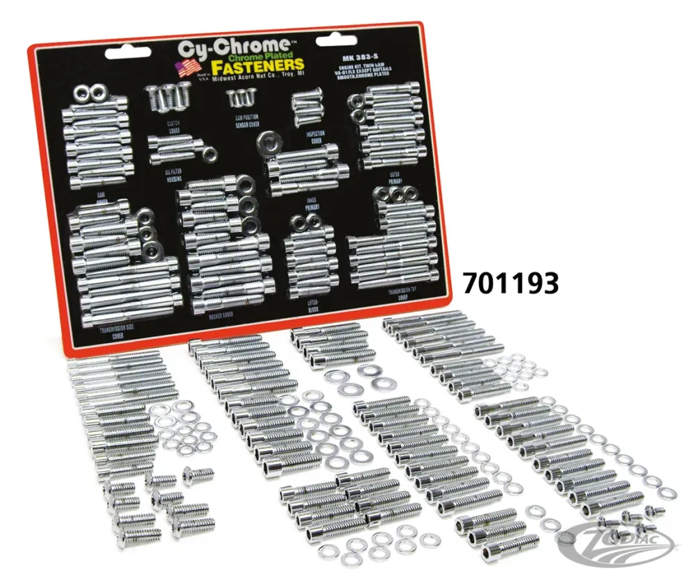 Complete motor kit XL91-03 knurled Harley-Davidson