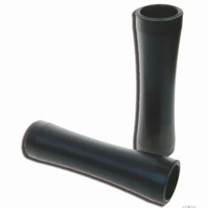 Curved Upper Fork Cover Zwart Powder Coated Satin Harley-Davidson