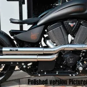 Vegas Drager Exhaust Ravenzwart Harley-Davidson voor alle weersomstandigheden