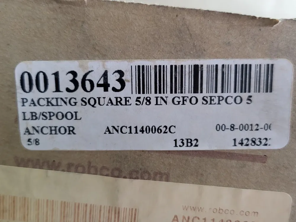 Compression Packing 1140 5/8" GFO