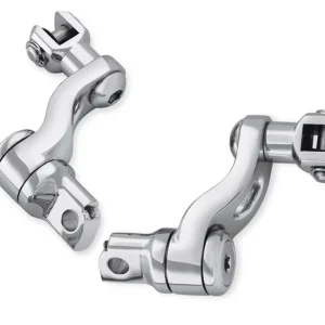 Chrome Adjustable Passenger Footpeg Mount Kit Harley-Davidson