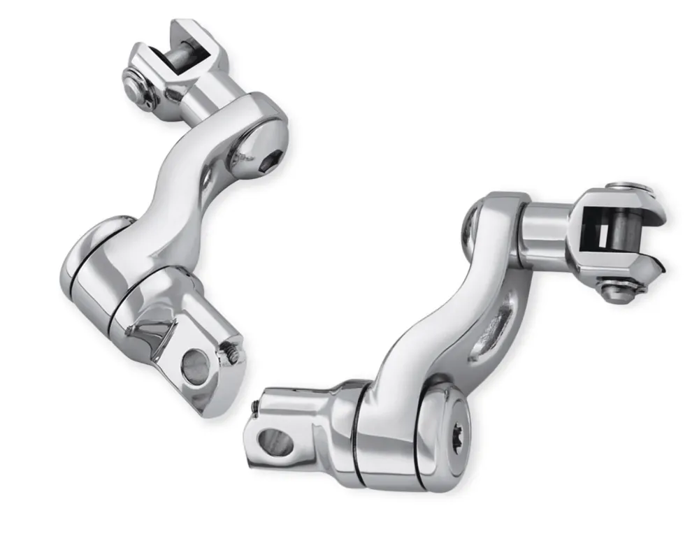 Chrome Adjustable Passenger Footpeg Mount Kit Harley-Davidson