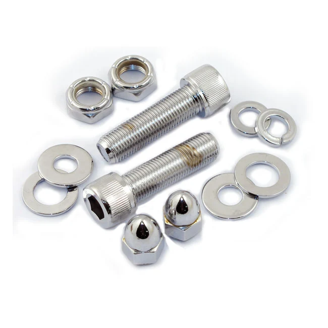 Lower Shock Mount Kit, Allen Harley-Davidson zwarte poedercoating