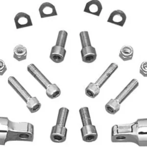 High Performance Adjustable Footpeg Mounting Kit Models Forward Controls Verchroomd Harley-Davidson
