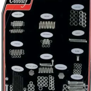 Smooth Motor Mount Screw Kit Chroom Harley-Davidson