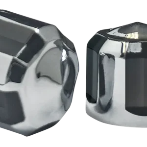 Diamond Cut Crown Bolt Cap Kit Zwart Harley-Davidson