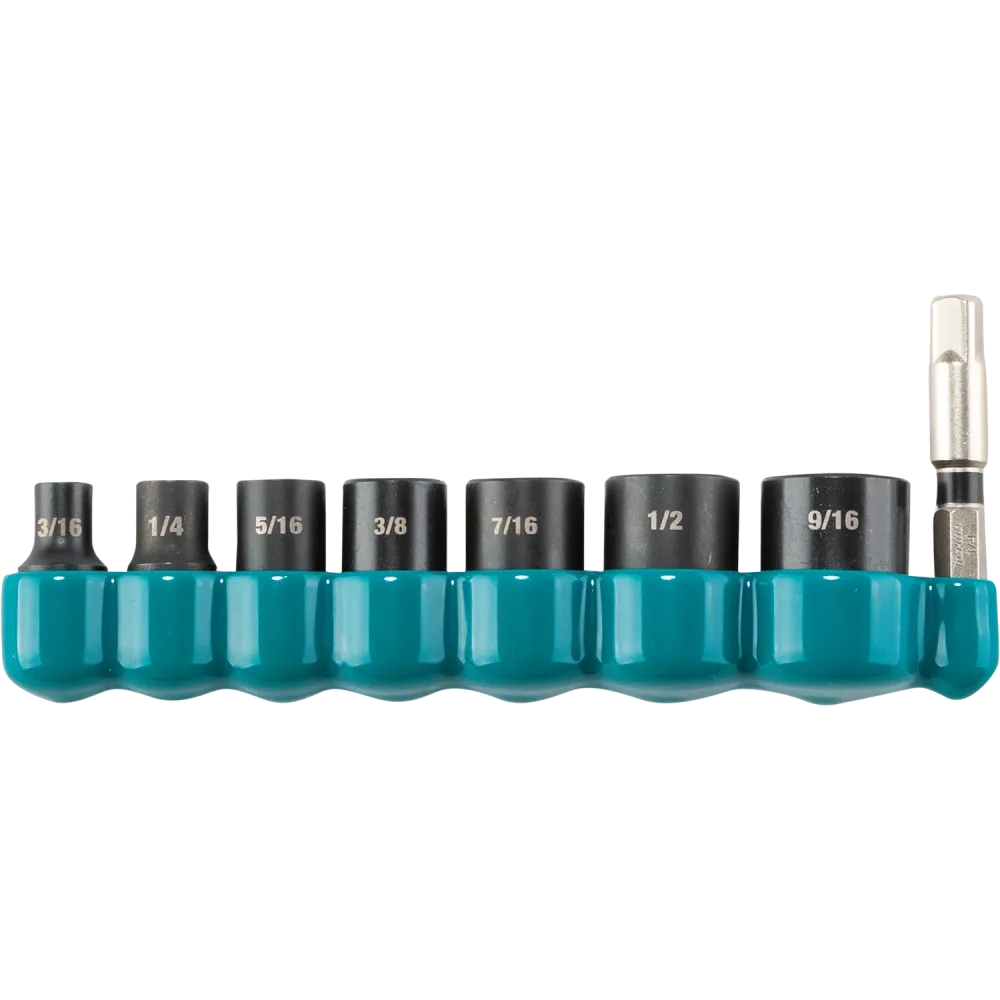 MAKITA IMPACT XPS® 8 PC. 1/4" Drive 6‑Point SAE Impact Socket Set w/ Klassiek Socket Adapter