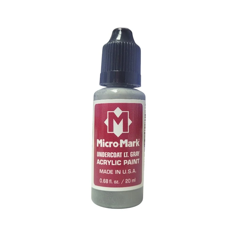 Micro-Mark Undercoat Light Asgrijs Paint, 20ml