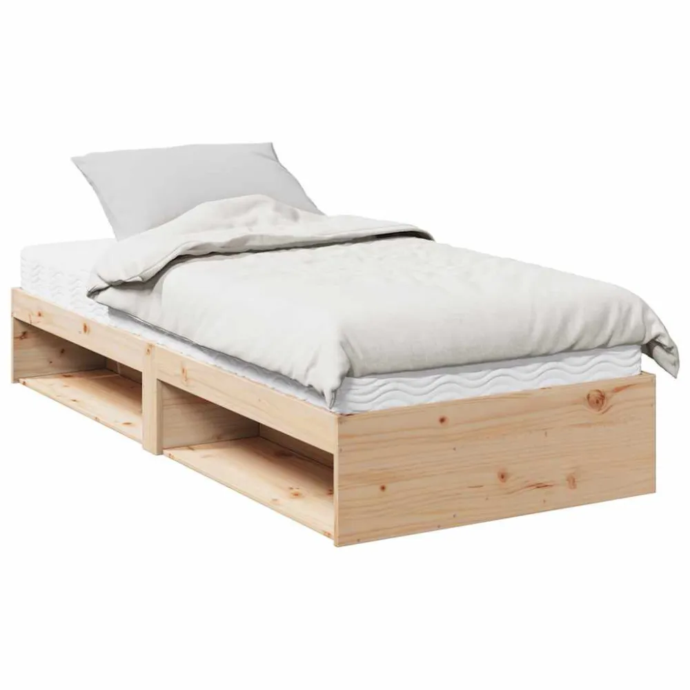 Camper Tafelpoort Slaapbank met matras 100x200 cm massief grenenhout