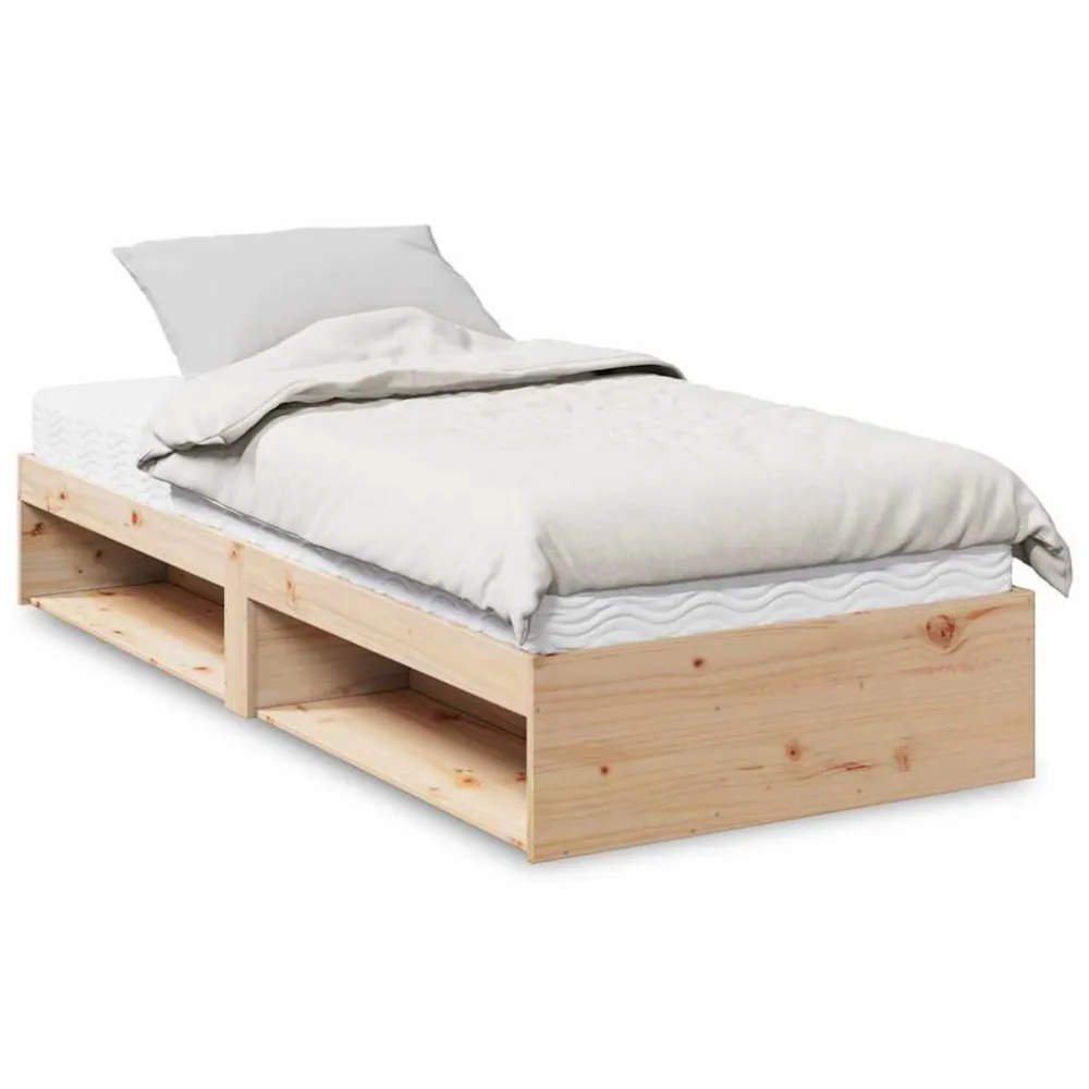 Camper Tafelpoort Slaapbank met matras 100x200 cm massief grenenhout